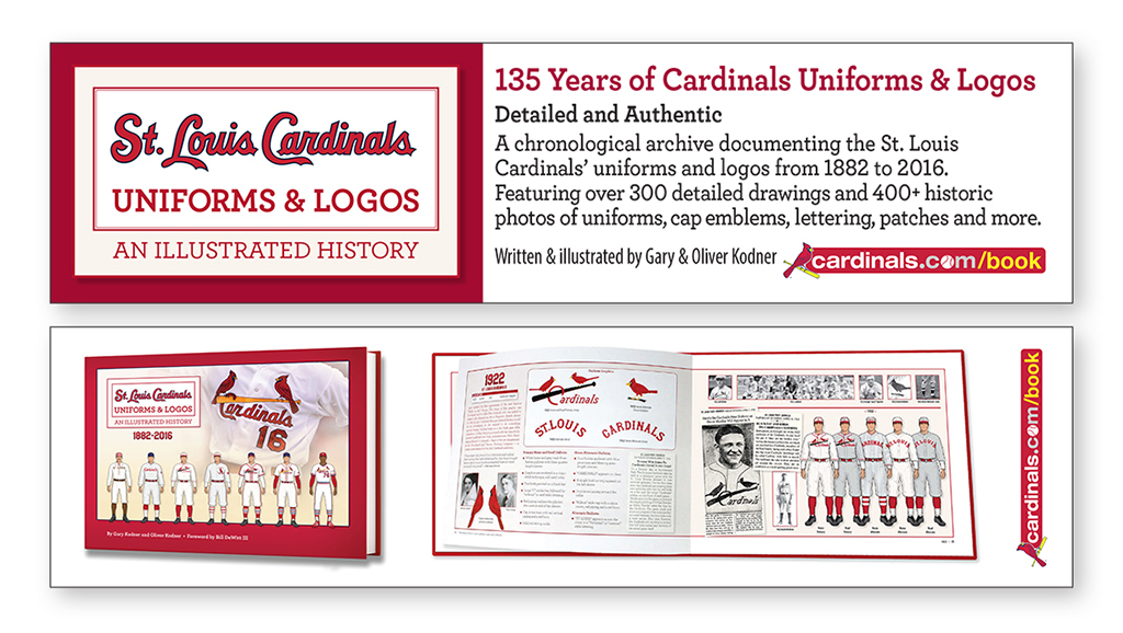 St. Louis Cardinals Uniforms & Logos bookmark 